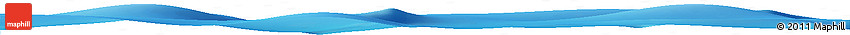 Shaded Relief Horizon Map of the Area around 35° 33' 50" S, 49° 22' 30" E