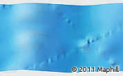 Physical 3D Map of the area around 35° 33' 50" S, 55° 19' 30" E