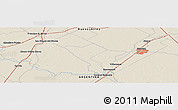 Shaded Relief Panoramic Map of Gorchs