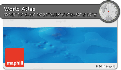 Political Panoramic Map of the Area around 35° 33' 50" S, 59° 34' 30" E