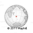Outline Map of the Area around 35° 33' 50" S, 61° 16' 29" E, rectangular outline