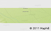 Physical Panoramic Map of the area around 35° 33' 50" S, 67° 4' 29" W