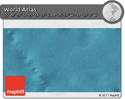 Satellite 3D Map of the Area around 35° 33' 50" S, 78° 7' 30" W
