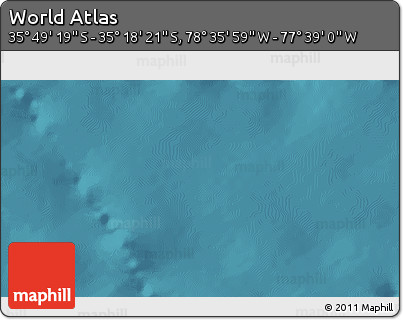 Satellite 3D Map of the Area around 35° 33' 50" S, 78° 7' 30" W