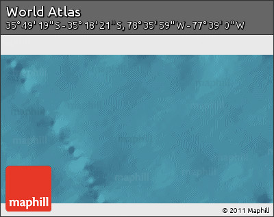 Satellite 3D Map of the Area around 35° 33' 50" S, 78° 7' 30" W