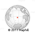 Outline Map of the Area around 35° 33' 50" S, 83° 22' 30" E, rectangular outline