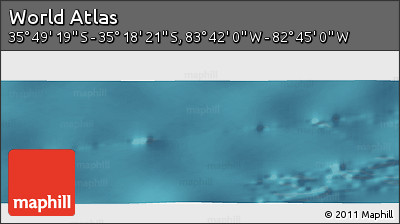 Satellite Panoramic Map of the Area around 35° 33' 50" S, 83° 13' 29" W