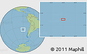 Savanna Style Location Map of the area around 35° 33' 50" S, 90° 1' 30" W