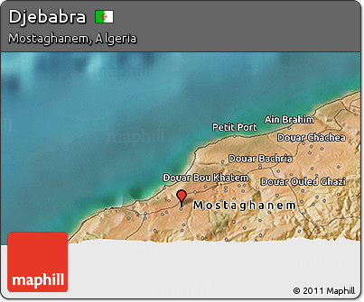 Satellite 3D Map of Djebabra