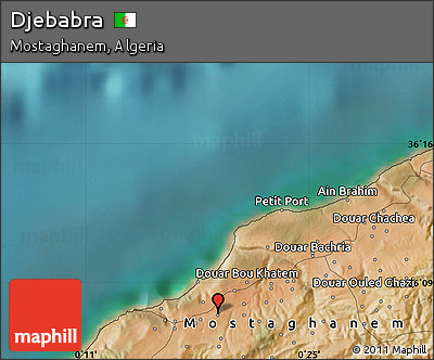 Satellite Map of Djebabra