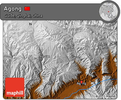 Physical Map of Agong