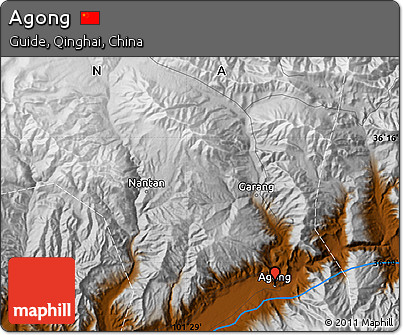 Physical Map of Agong