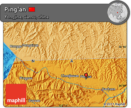 Political Map of Ping'an