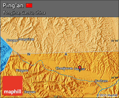 Political Map of Ping'an