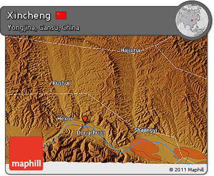 Physical 3D Map of Xincheng
