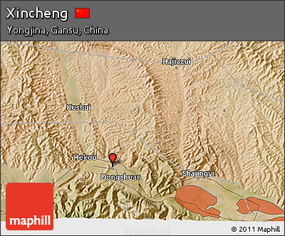 Satellite 3D Map of Xincheng