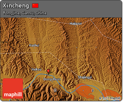 Physical Map of Xincheng