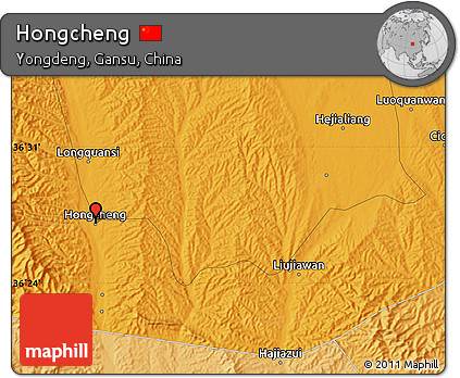 Political Map of Hongcheng
