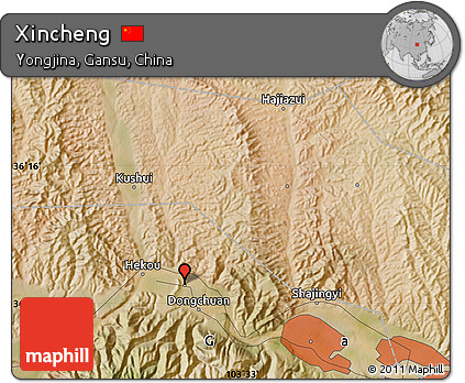 Satellite Map of Xincheng