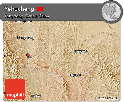 Satellite Map of Yehucheng