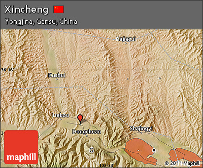 Satellite Map of Xincheng