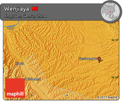 Political Map of Wenjiaya