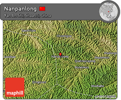 Satellite 3D Map of Nanpanlong