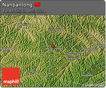 Satellite 3D Map of Nanpanlong