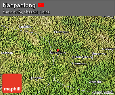Satellite 3D Map of Nanpanlong