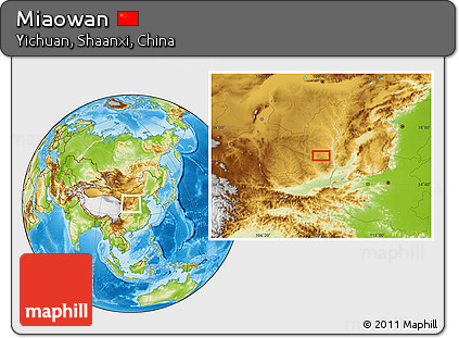 Physical Location Map of Miaowan
