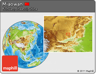 Physical Location Map of Miaowan