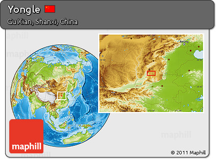 Physical Location Map of Yongle