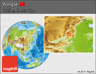 Physical Location Map of Yongle