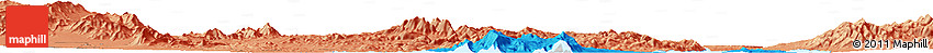 Political Horizon Map of the Area around 36° 19' 55" N, 114° 40' 30" W Political Horizon Map of the Area around 36° 19' 55" N, 114° 40' 30" W