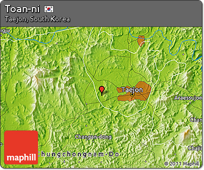 Physical 3D Map of Toan-ni