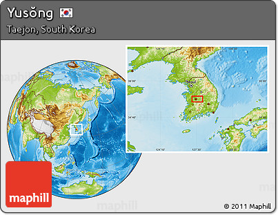 Physical Location Map of Yusŏng