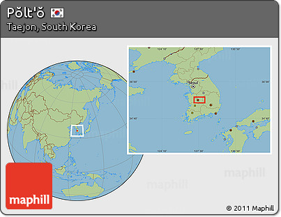 Savanna Style Location Map of Pŏlt'ŏ