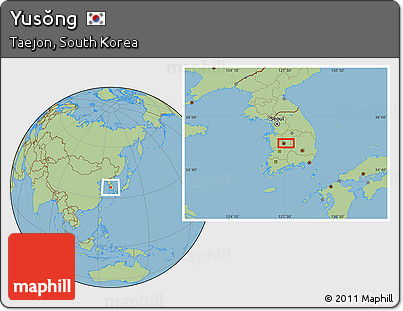 Savanna Style Location Map of Yusŏng