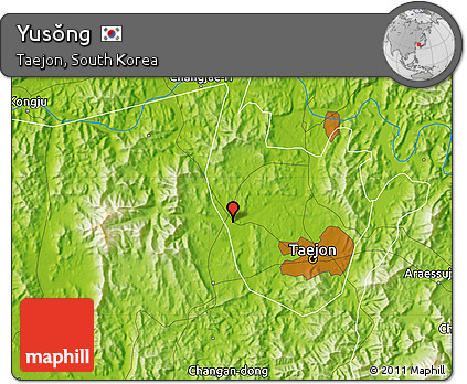 Physical Map of Yusŏng