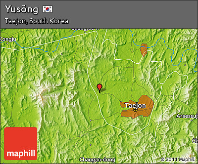 Physical Map of Yusŏng