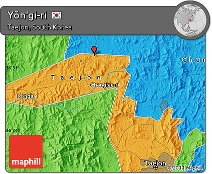 Political Map of Yŏn'gi-ri