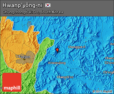 Political Map of Hwanp'yŏng-ni