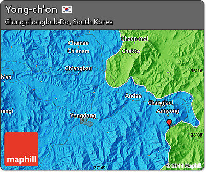 Political Map of Yong-ch'on