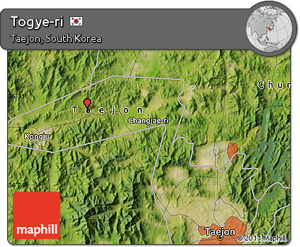 Satellite Map of Togye-ri
