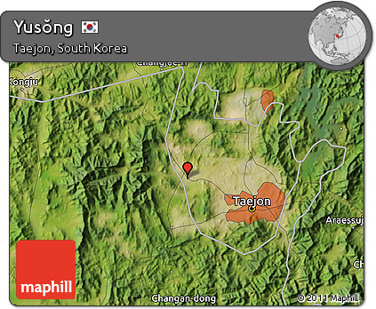 Satellite Map of Yusŏng
