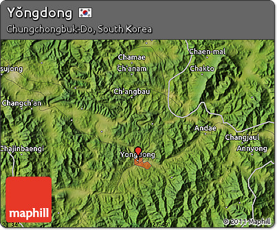 Satellite Map of Yŏngdong