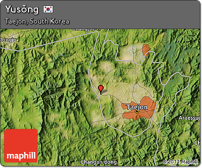 Satellite Map of Yusŏng