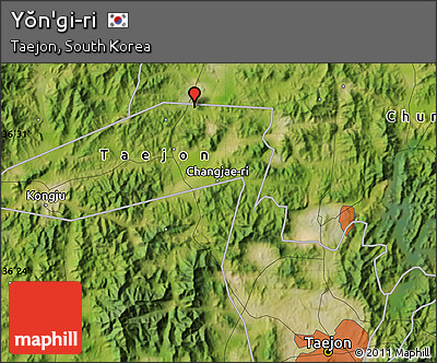 Satellite Map of Yŏn'gi-ri
