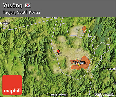 Satellite Map of Yusŏng