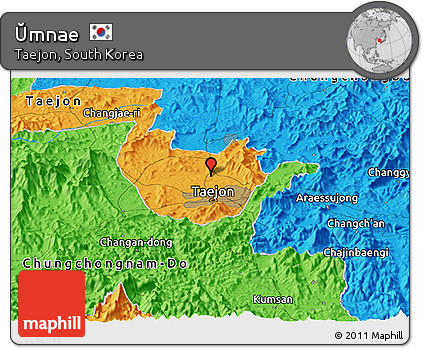 Political Panoramic Map of Ŭmnae